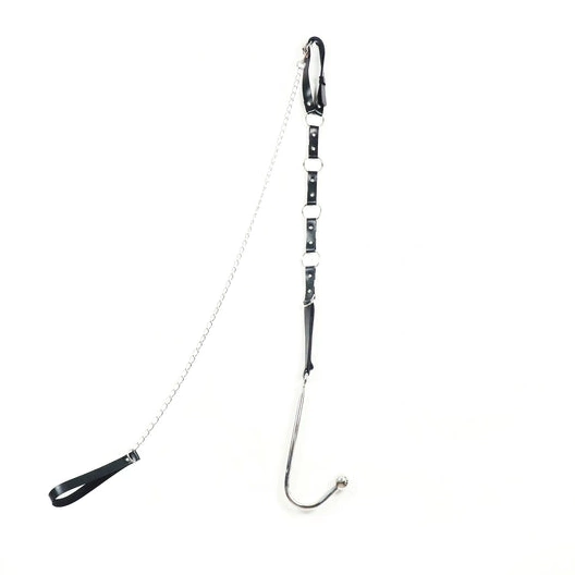 Kinky 5853 EverydayUse Leash with and Collar Anal Hook 0210